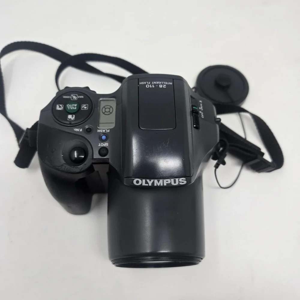 Olympus IS-10 35mm Film‎ SLR Camera 28-110mm 4x Zoom Lens Twin Flash Tested